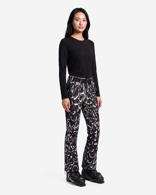 Tiby Flash Ski Pants Print - AOP Serpentis Black