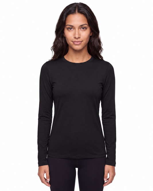 ACTIVE LONGSLEEVE WOMEN - Black