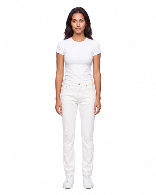 US 2 Mens Slim - Bright White