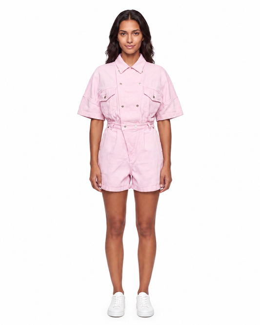 Denim Overall - Orchid