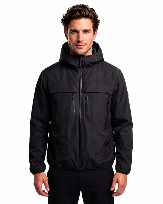 Bode Hooded Ski Jacket - Black