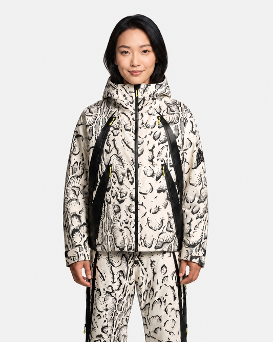 Neon Flash Jacke - AOP Serpentis White