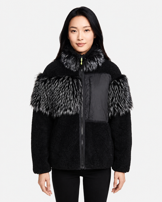 Axi Midlayer Jacket - Black Caviar