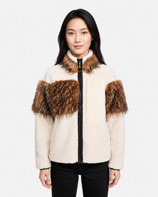 Axi Midlayer Jacket - White Cloud