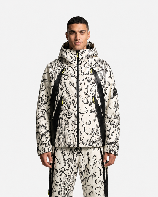 Neon Flash Jacket Print - AOP Serpentis White