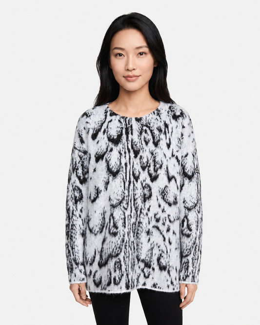 BS Pixel-Strickpullover – AOP Serpentis White