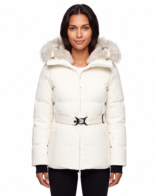 Dominique Ski Jacket Fur - Off White