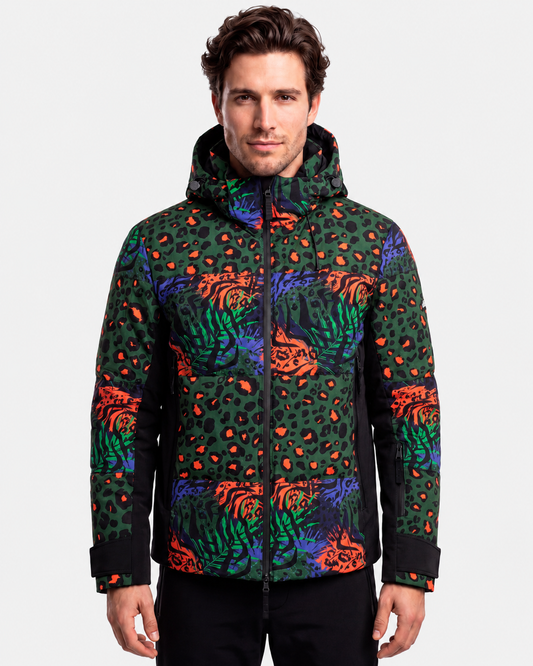 Everett Ski Jacket Print - Animal Print Multi