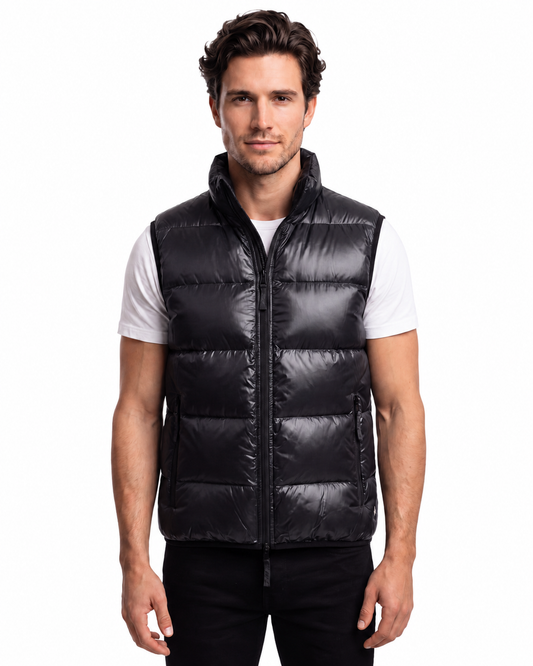 Yannick Padded Vest - Black