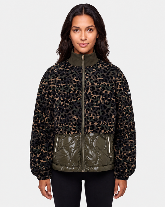 Lolly Padded Jacket - Camou Print Leo