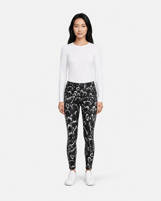 Taka Thermal-Leggings - AOP Serpentis Black