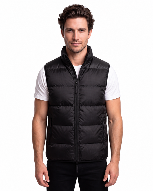 ALAIN VEST - Black