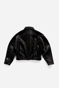 Sculpt DS Leather Look Jacket - Black Caviar
