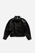 Sculpt DS Leather Look Jacket - Black Caviar
