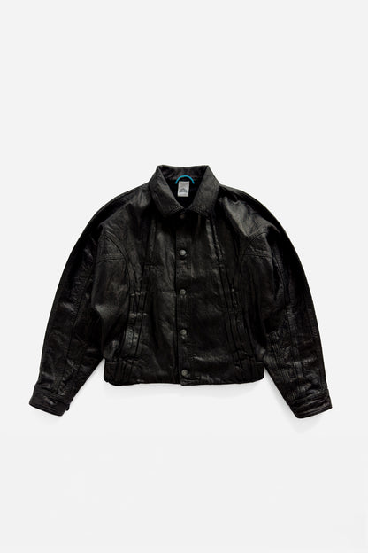 Sculpt DS Leather Look Jacket - Black Caviar