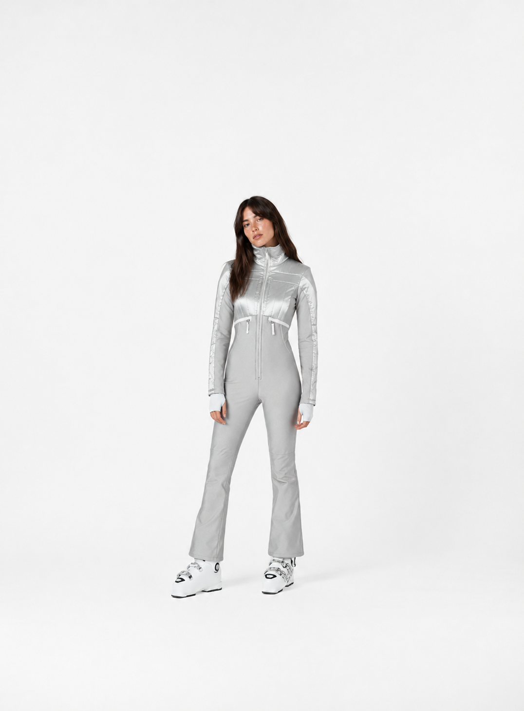 Gertrude Ski Suit Glam - Silver