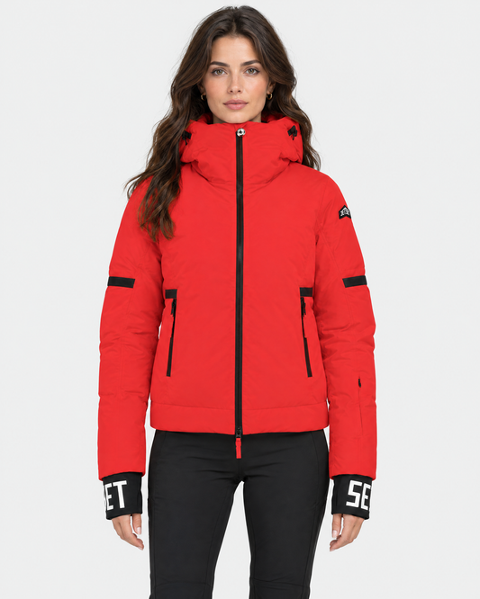 Joanna Ski Jacket - Red Grenadine