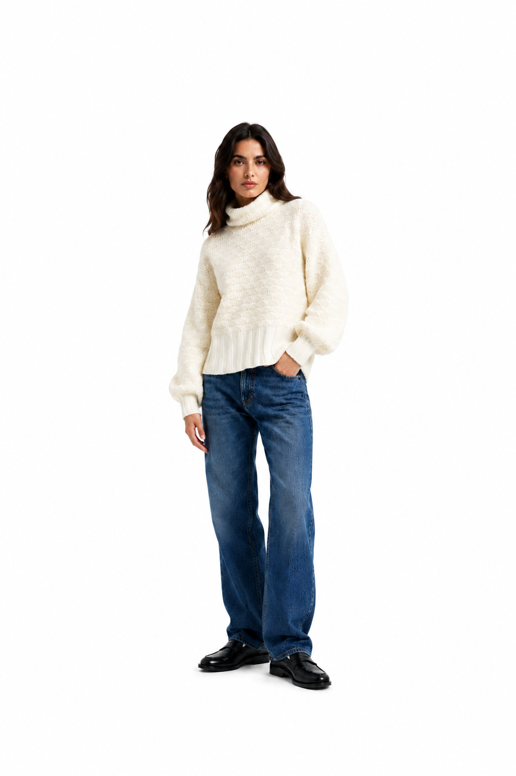 Katy Wool Turtleneck Sweater