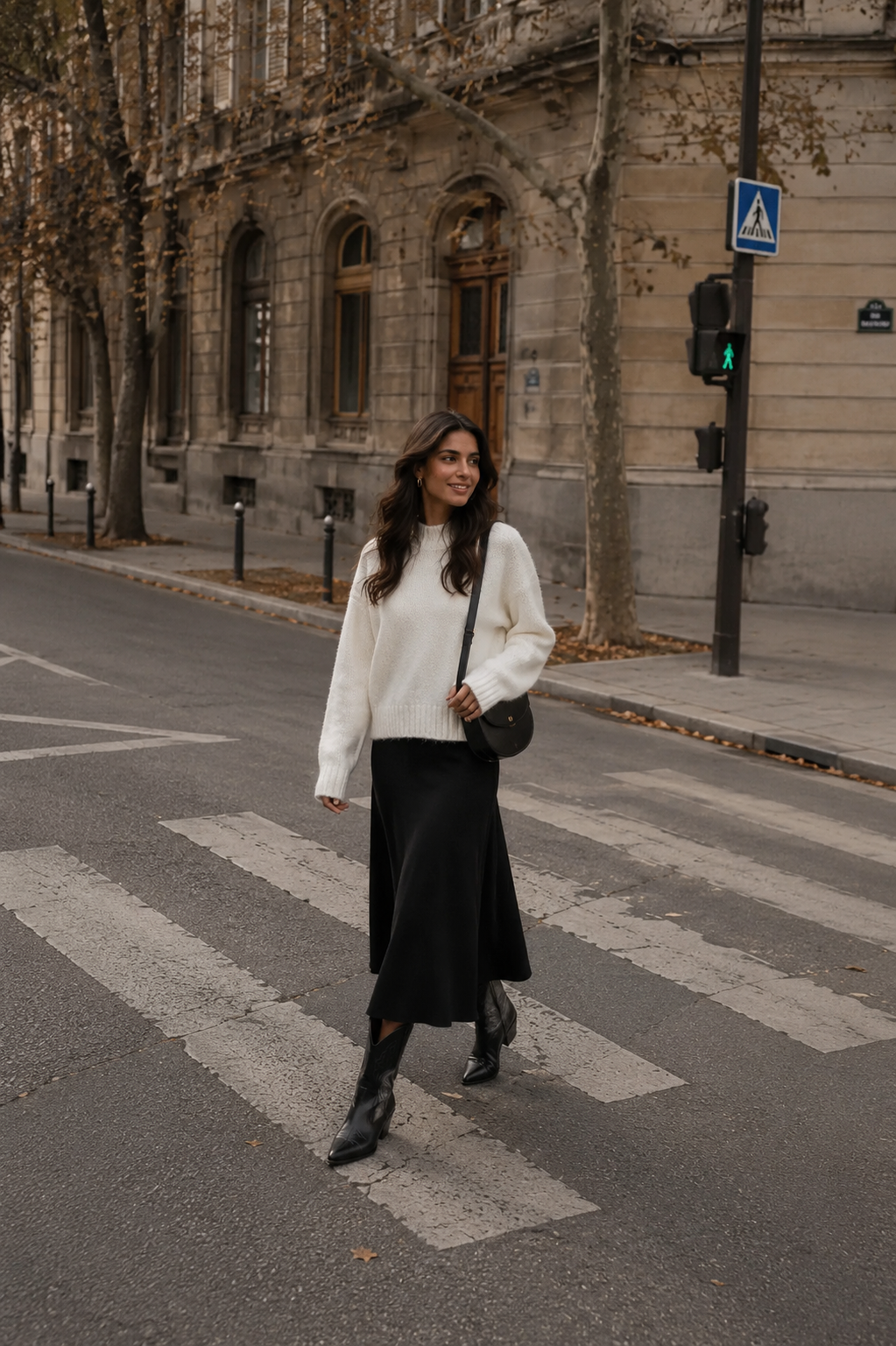Lindsey Crewneck Sweater - Off White