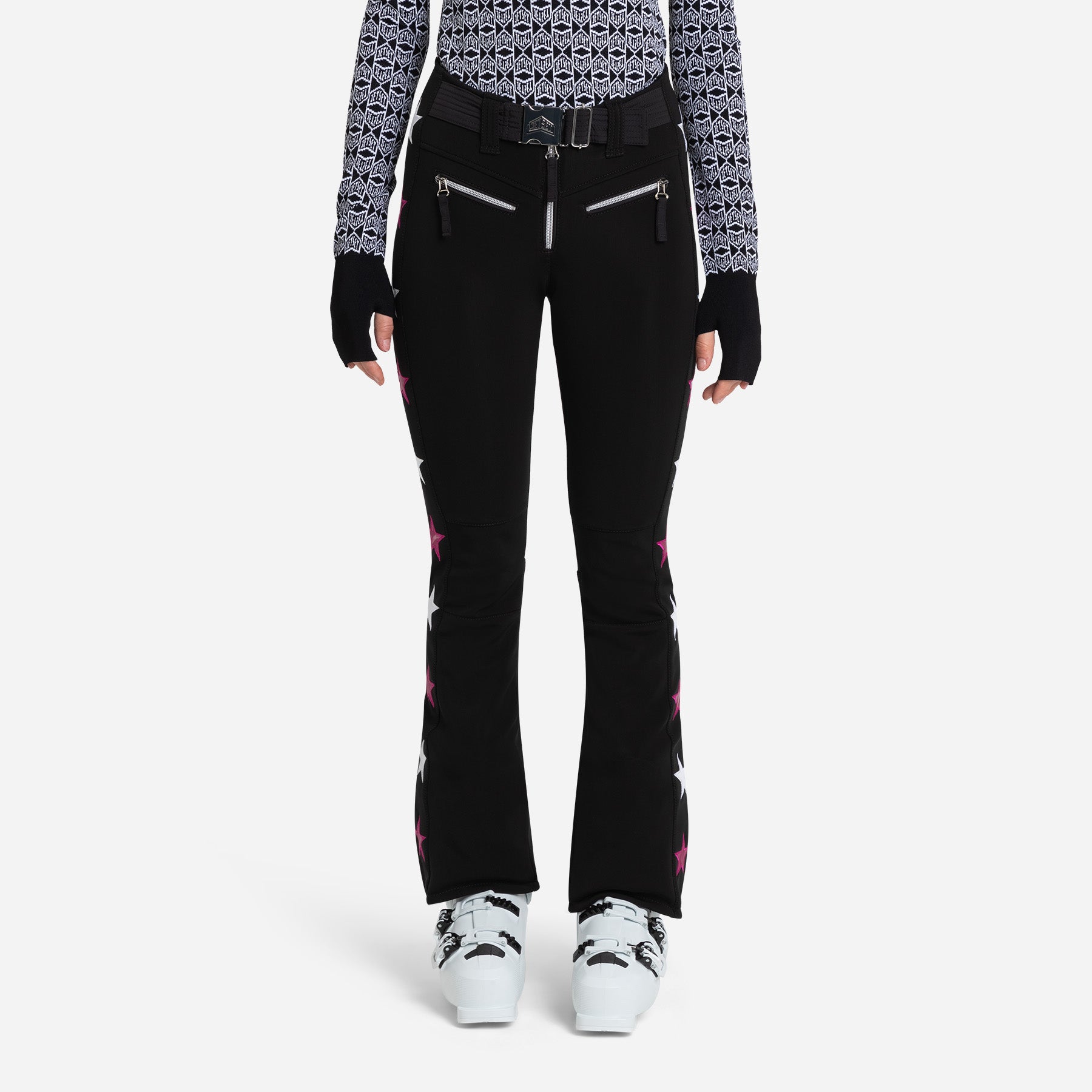 Womens patterned ski on sale pants