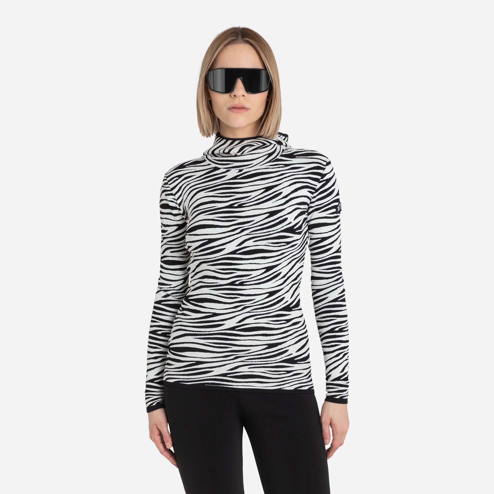 Zoey Cap Turtleneck Sweater