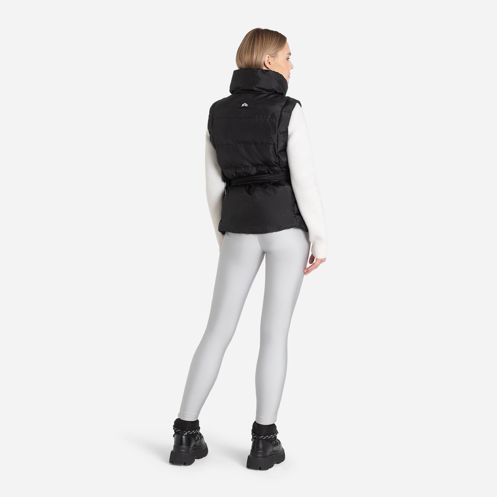 Gilet Gardena in pelliccia zebrata