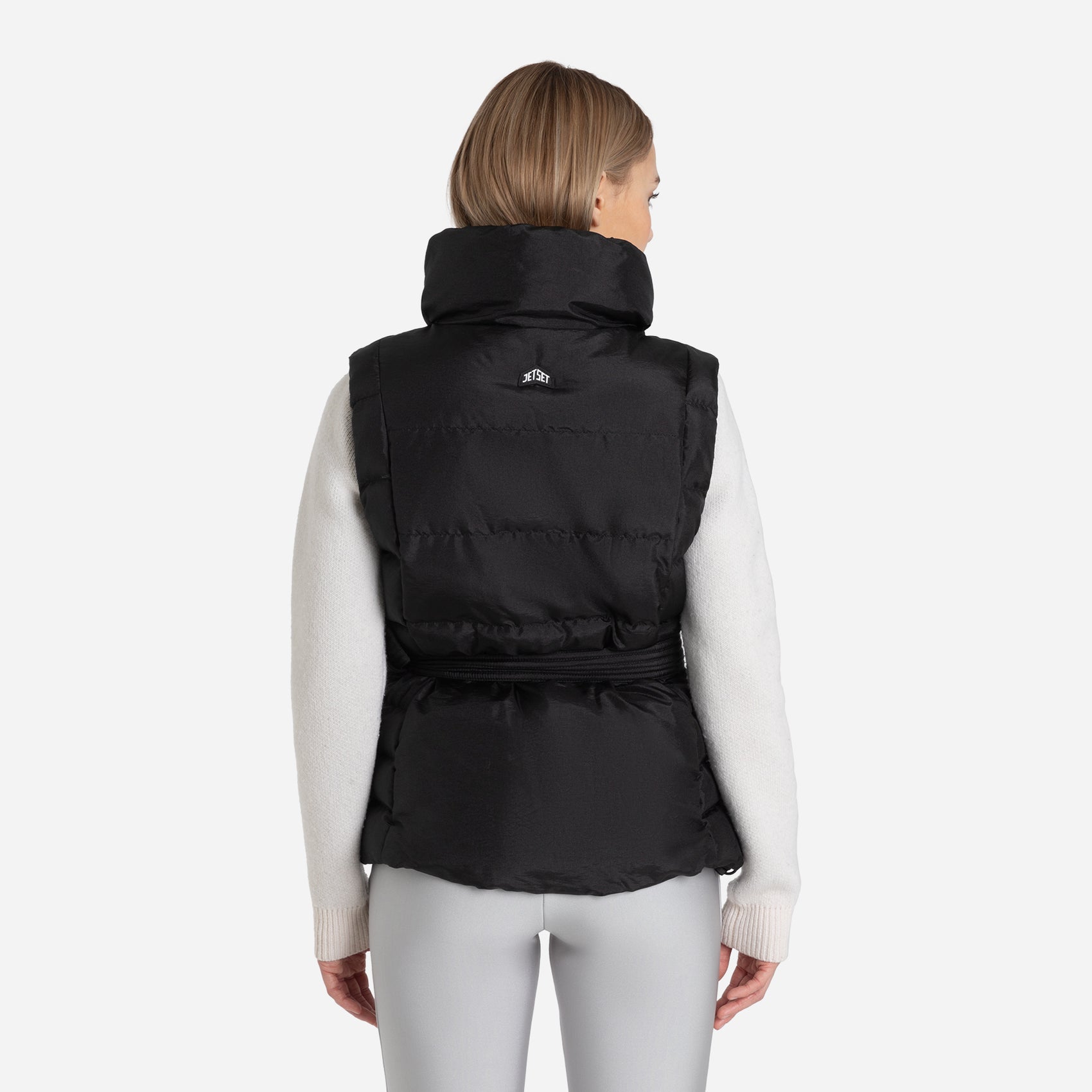 Gilet Gardena in pelliccia zebrata