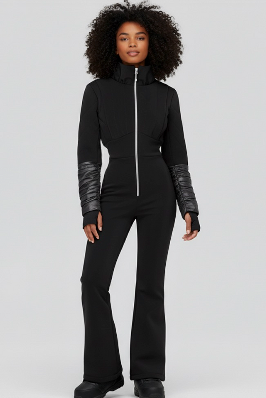 Lumi Ski Suit - Black Caviar