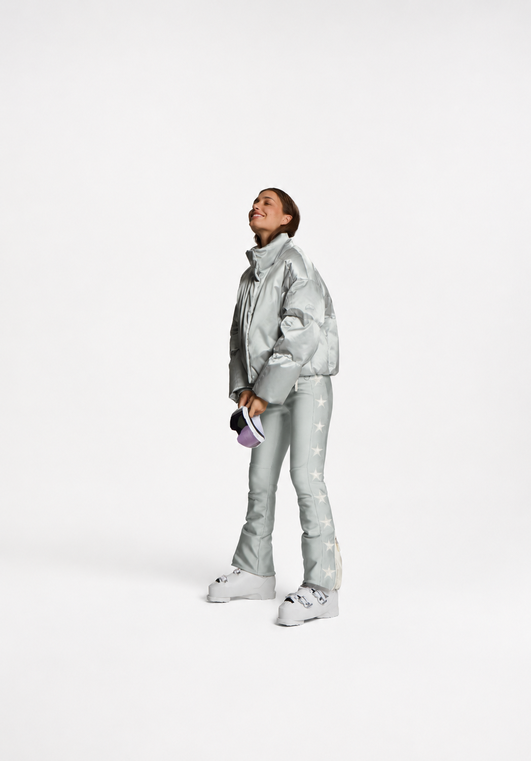 Michèle Ski Jacket Glam - Silver